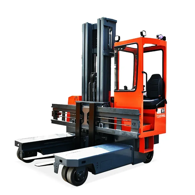 LTMG 2025 Multi Directional Electric Forklift Four Way Side Loader 3000kgs 3500kgs Reach Stacker with Lithium Battery Hot Sale
