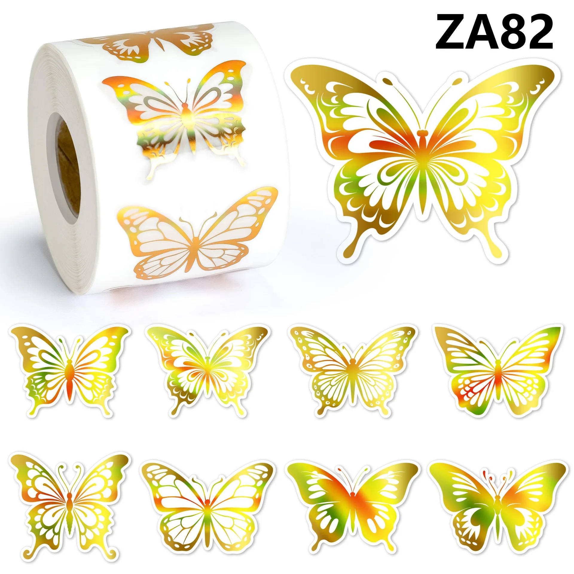 Stationery Sticker Butterfly Stickers For Phone Baking Labels Gifts
