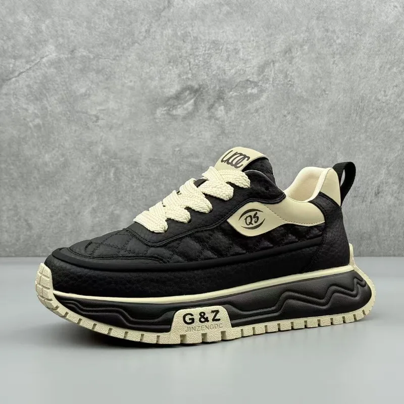 2026 Men Low Top Mesh Dad Sneakers Luxury Brand Cushioning Breathable Running Shoes Four Seasons Men Walking Casual Shoes Hombre
