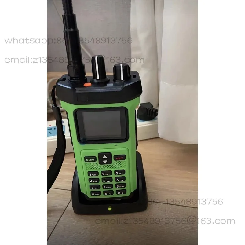 GX8500 20W Dual Band Long Range Walkie Talkie 5800mAh Reverse Charging Noise Reduction Flashlight Frequency Copy Two Way