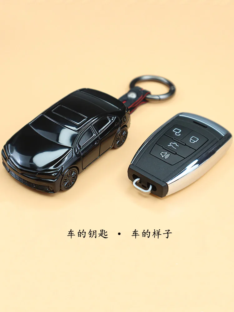 Car Styling per BJ40plus 19 Bj80 Baic BJ40 PLUS EX5 EU5 EC5 Bj80 4 pulsanti Smart Car Key Case Cover Fob Holder portachiavi Accessorie