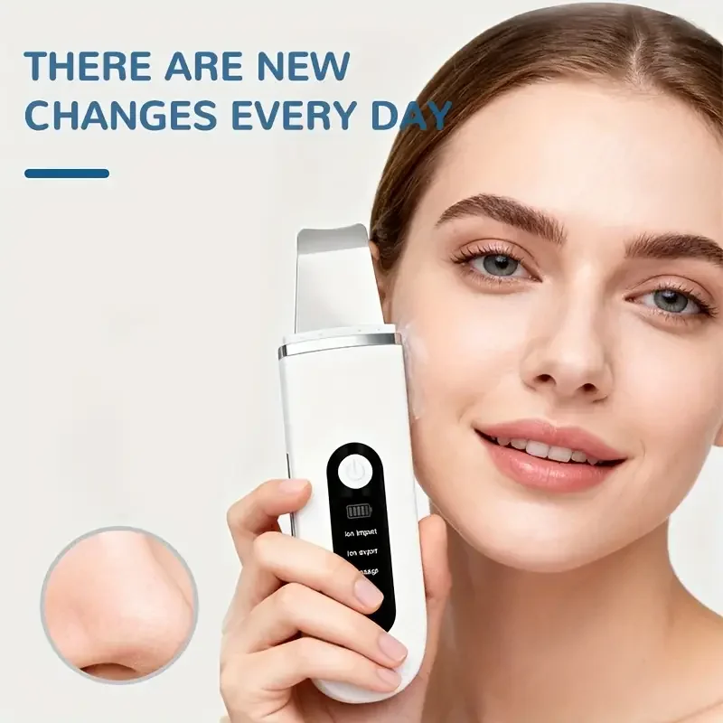 جهاز تنظيف الرؤوس السوداء، جهاز تنظيف مسام الوجه المحمول، جهاز تنظيف الوجه بالطاقة مع تقنية تبادل الأيونات للتنظيف العميق