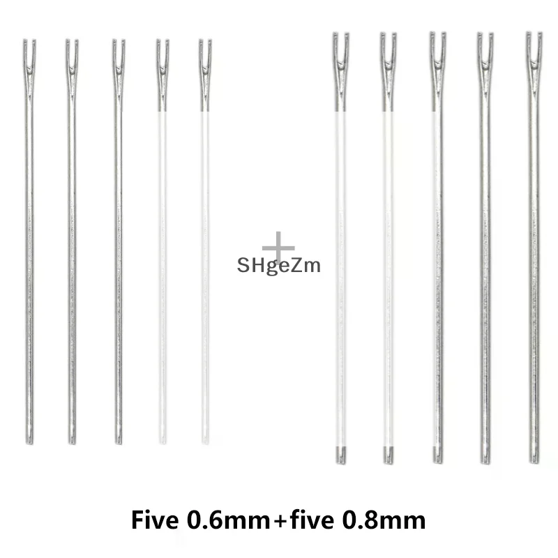 1Pcs 0.6mm 0.8mm Rerooting Needle Doll Hair Repaint Dolls Head Reborn Hair Rooting Tools Wig Making Supplies Accessories