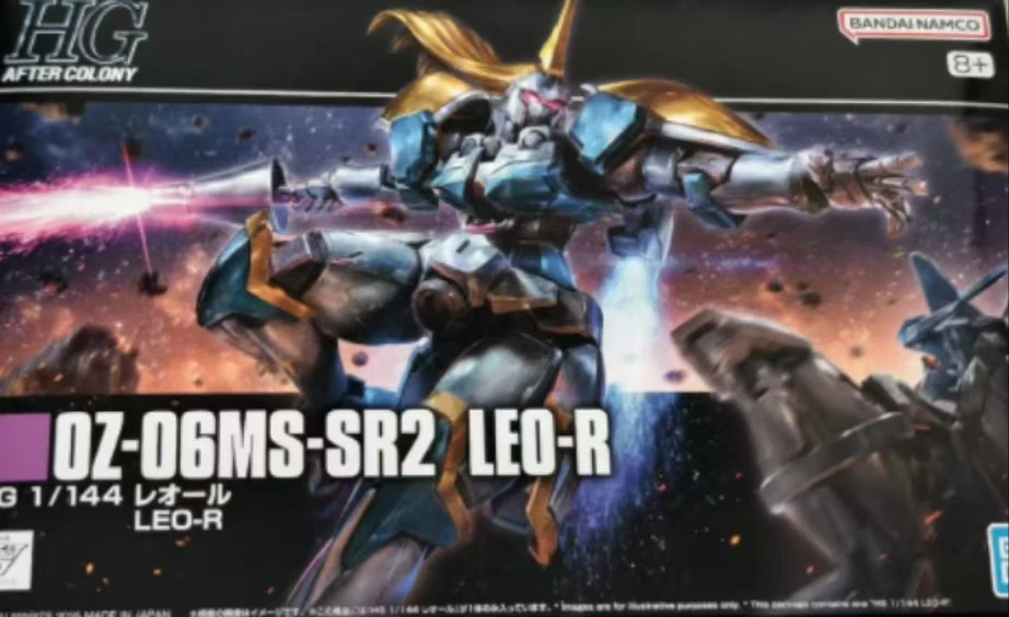 

Bandai HG 1/144 Original Box OZ-06MS-SR2 LEO-R Aninm Full Action Assembly Figure Model Toy Gifts for KIDS in Stock