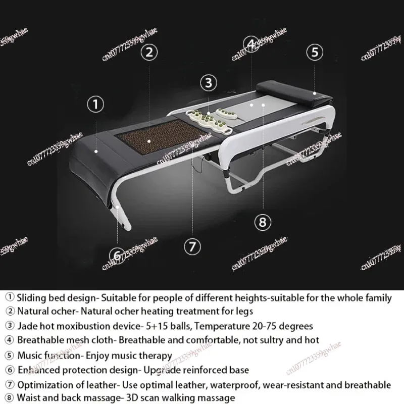 Jade Massage Thermal Bed, Heating Ceragem, V3, Hot Stone, 2023