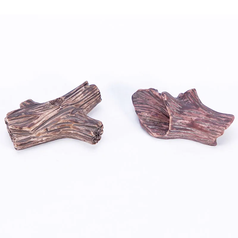 Simulation Mini Ornaments Fish Aquarium Decor Artificial  Resin Tree Stump Fish Tank Decoration Home Decor