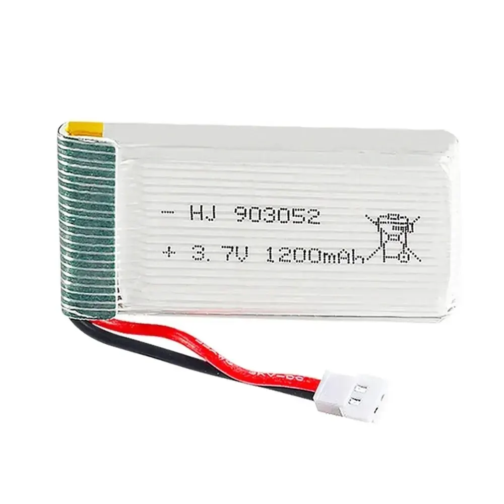 5pcs/lot 3.7V 1200mAh 903052 Lipo Battery XH2.54 Plug and Lipo Charger For Syma X5SW X5SC X5C JJRC H5P RC Drone Quadcopter Parts