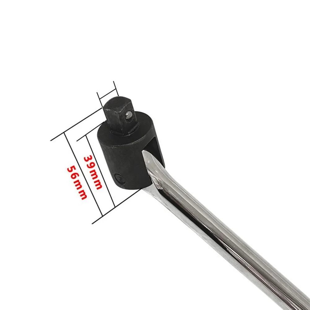 1/2 Zoll Steckschlüsseladapter aus Hochleistungsstahl 240 ° Rotierender Brechstangenkopf mit federbelasteter Kugel für Automechaniker und Heimwerker – Detail 7