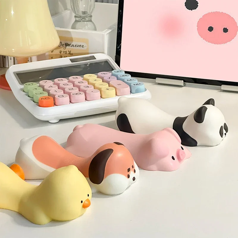 1PC Cute Panda Wrist Rest Support For Mouse Pad Computer Laptop Arm Rest For Desk Ergonomic Kawaii Slow Rising Squishy Toys