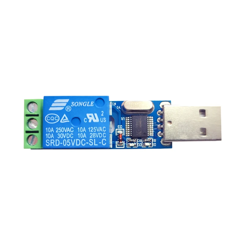 2 Pieces LCUS-1 DC USB Relay Module, Computer Serial Port Control Switch, PC Intelligent Controller