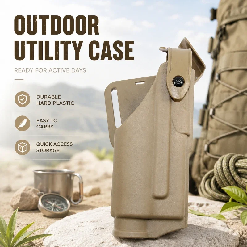 Outdoor Wearable Plastic Carrier Quick Retrieve Buckle Compatible With Hobby Items Installed With Lighting Part