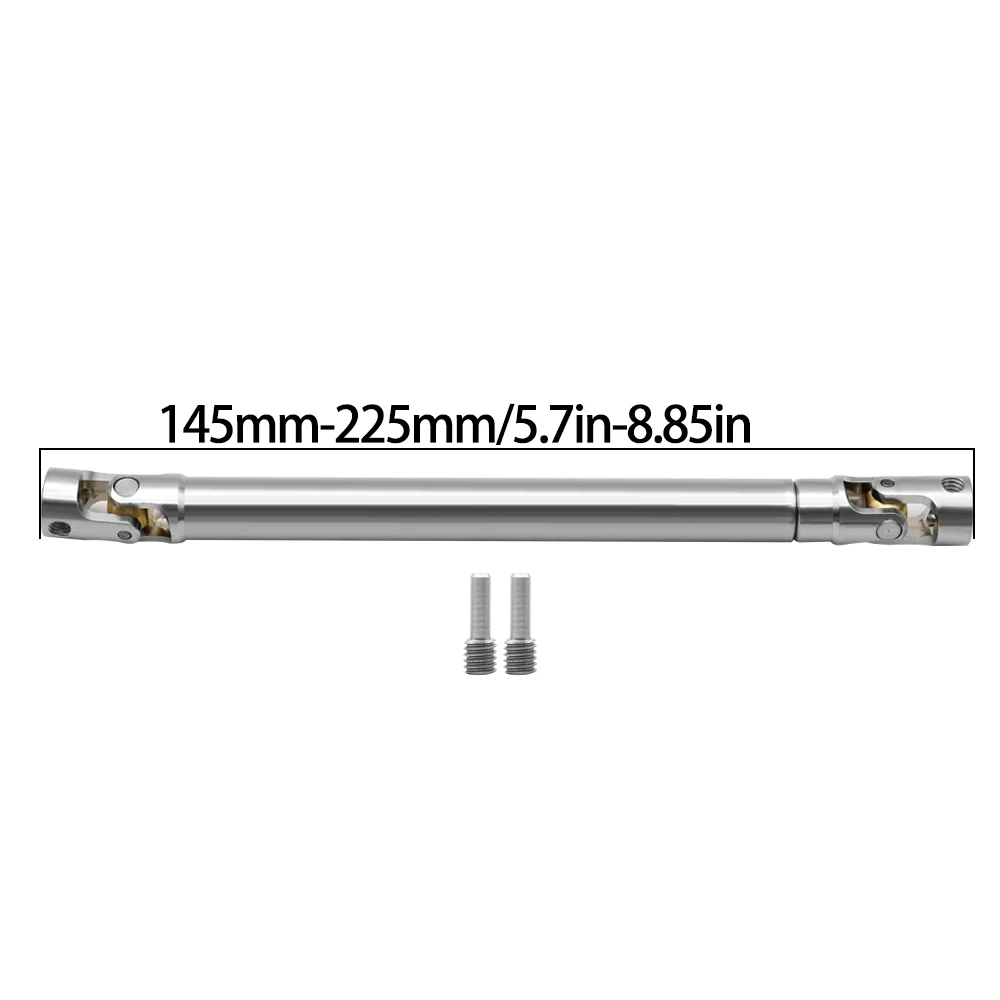 Metalen Interne Spline Aandrijfas Kruiskoppeling Aandrijfas voor 1/10 RC Auto Crawler Axiale SCX10 Gladiator YK4082 TRX4 TF2 D110