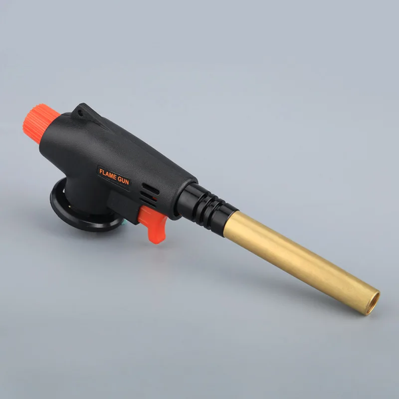 Portable Welding Torch, Gas Burner, Butane Gas, Pure Copper Flamethrower, Outdoor Kitchen Baking Tool, Brazing Barbecue