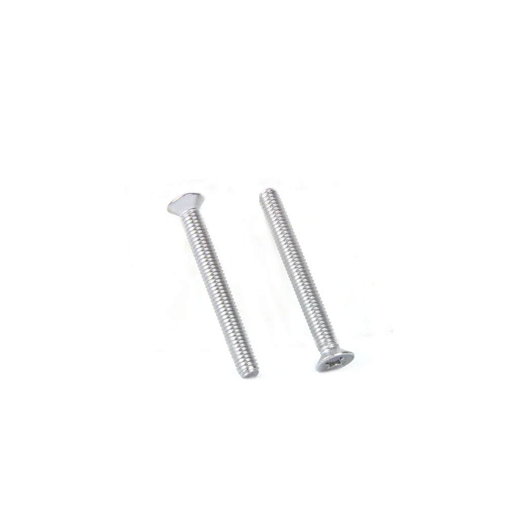 M8 10mm/16mm/20mm/25mm/30mm GB819  304 Stainless Steel Flat Head Cross Countersunk  Screw