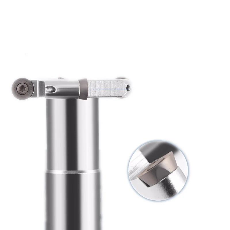 T-slot milling cutter shaft TMR arc three-sided edge milling cutter slotting CNC T-type cutter R2.5 R3 R4 R5 R6