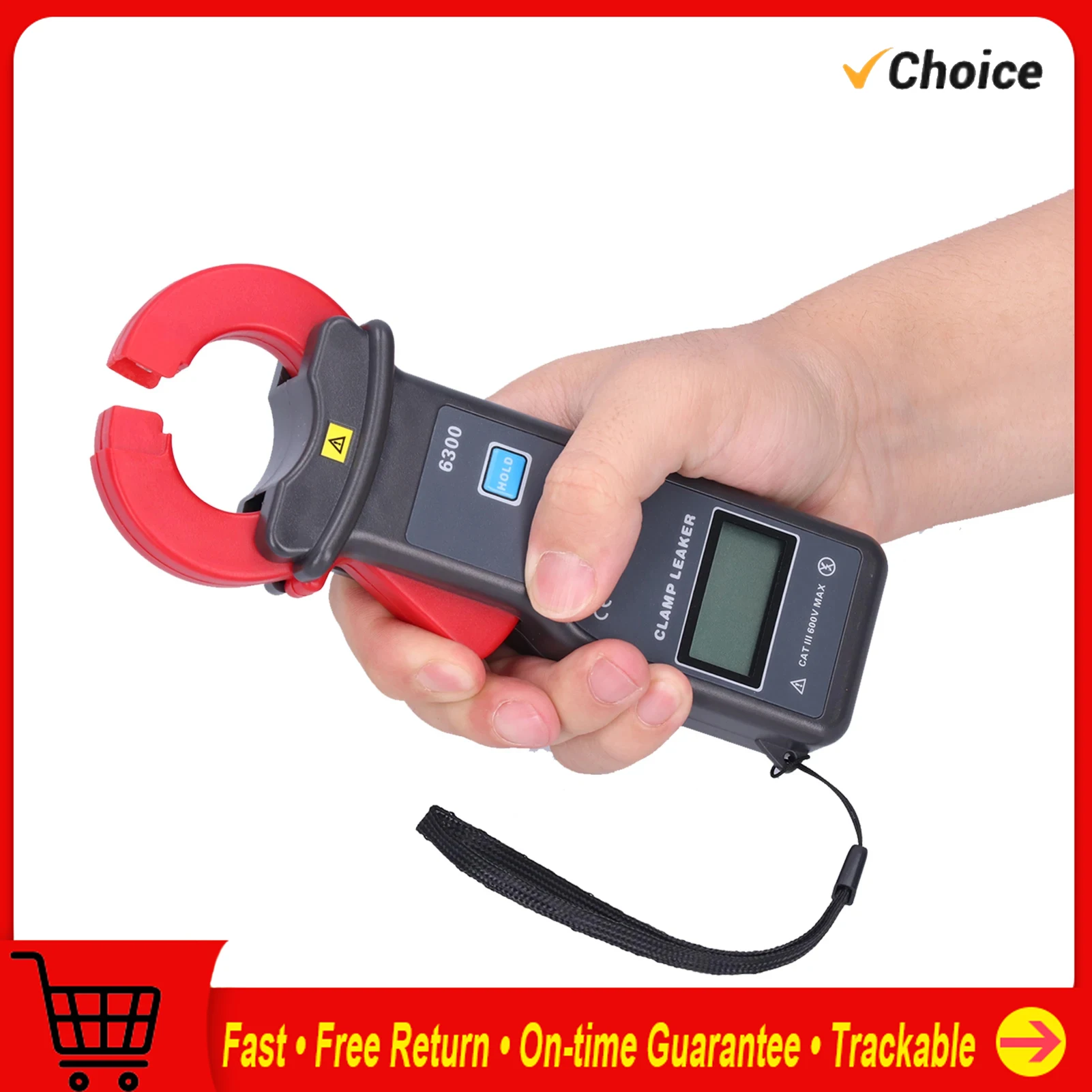 

Clamp Leakage Current Meter ETCR‑6300 Current Meter 0mA‑60A Digital Clamp Leakage Current Meter with USB Communication
