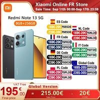 Xiaomi Redmi Note 13 5G Global Version 8GB 256GB Smartphone  Dimensity 6080 120Hz AMOLED DotDisplay 108MP Camera 33W NFC