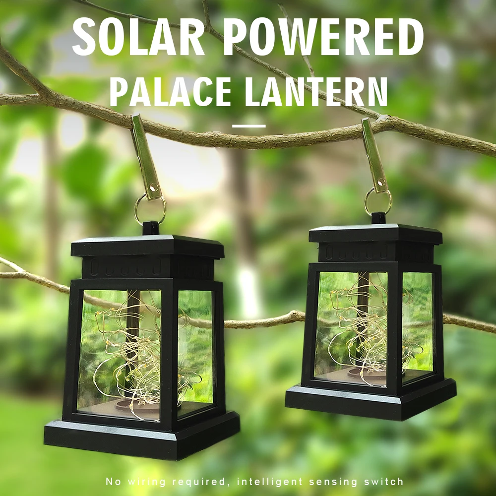 

Solar Lantern Outdoor Garden Hanging Lanterns Waterproof LED Fairy Lights for Table Party Decorative Patio Yard Lawn Christmas