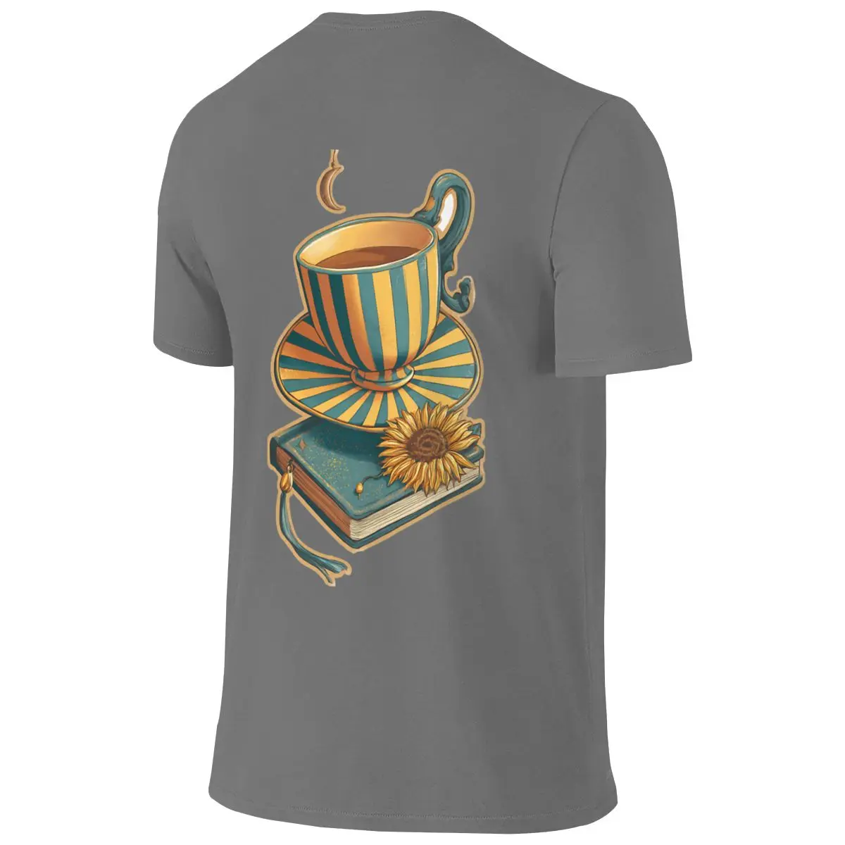 Little Treat Desk Ritual Breathable And Sweat-Wicking Reversible T-shirt Simple Commuting Anti-Static Cotton Tee