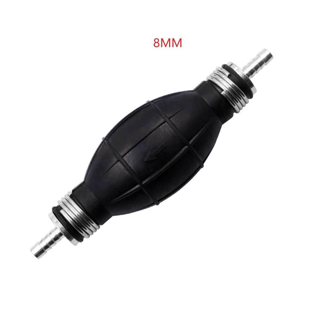 6/8/10/12mm Universal Fuel Pump Rubber Manual Liquid Oil Transfer Pump Petrol Diesel Hand Primer Bulb for Car Marine Outboard