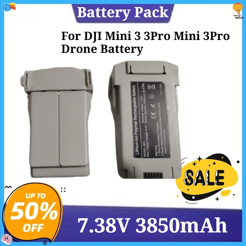 

For Mini 3 3Pro Mini 3Pro 7.38V 3850mAh Drone Battery New Intelligent Flight Battery 3850mAh
