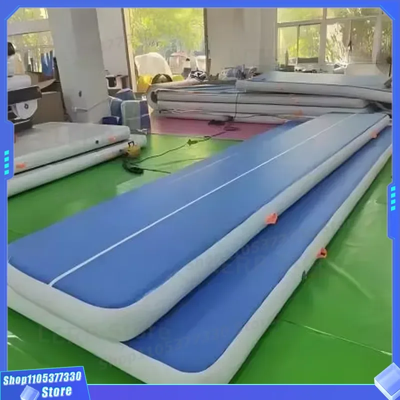 Inflatable Yoga Air Cushion Rolling Mat High Intensity Gymnastics Training Pad for Water Park Sports Exercise Floor Cover