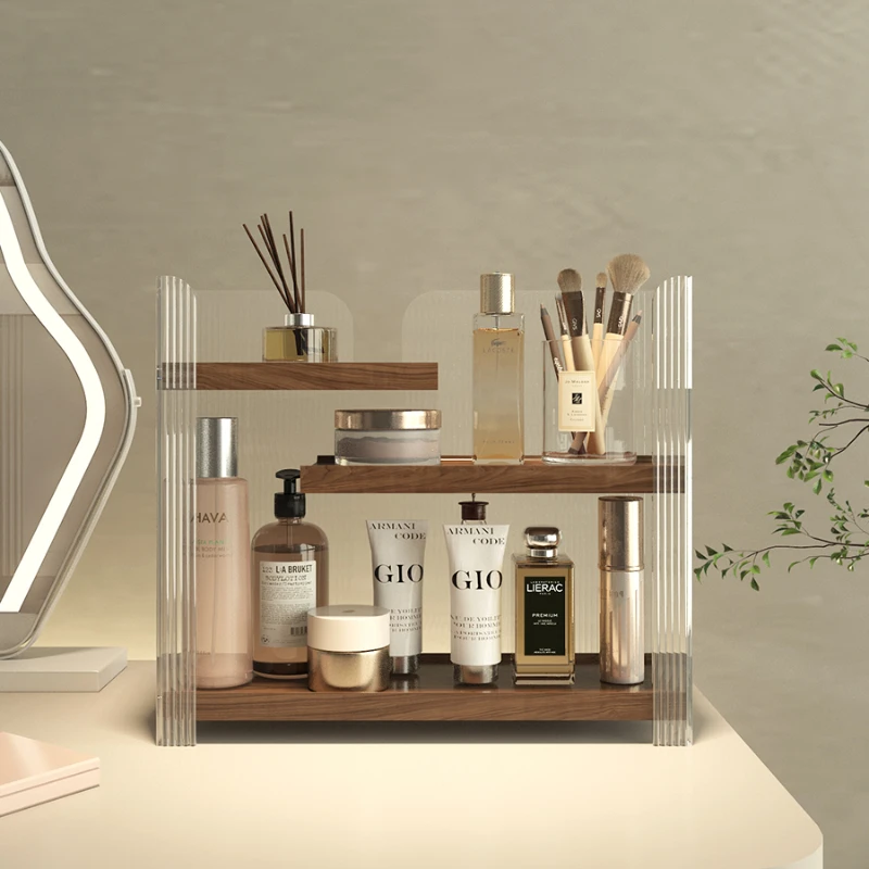 Cosmetic storage rack, desktop sink, bathroom acrylic storage and organizing box