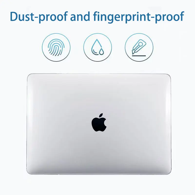 Crystal Clear Laptop Case For Macbook Neo 13 A3404 2026 New Air 13.6 Pro 13 14 15 16 M1 M2 M3 M4 M5 Chip For MacBook Accessories