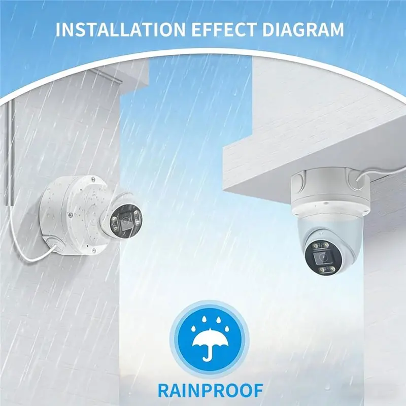 FULL-Security Camera Mount Bracket Junction Box Universal 3-Pack Outdoor Waterproof Wall Ceiling Installation Support