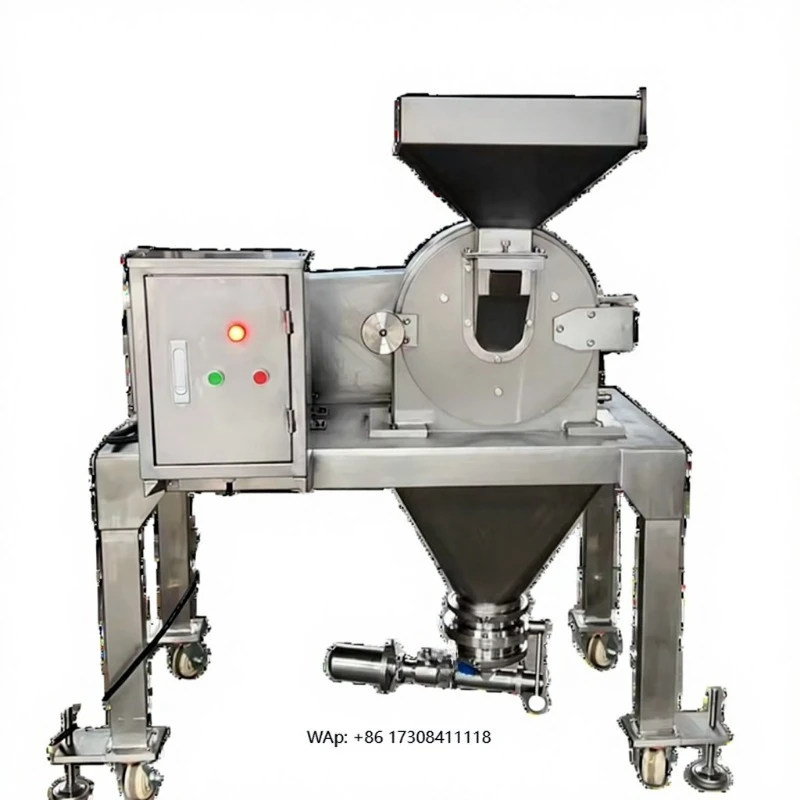 500 1000 kg/h Automatic Motor Pump Powdered Sugar, Spice and Pepper Grinder Hammer Grinder Food Processor