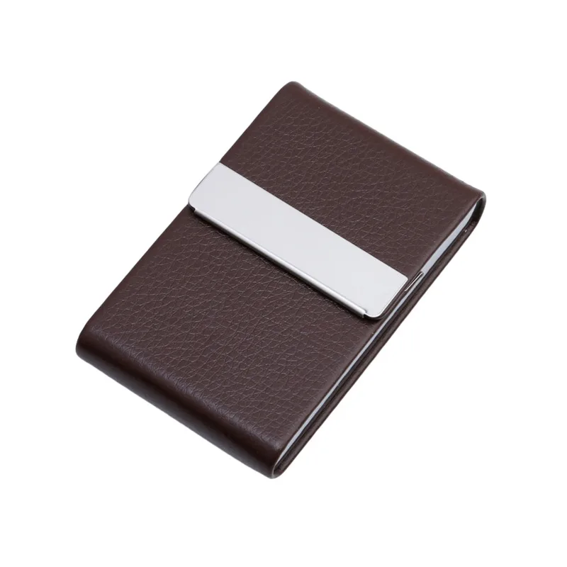 Multifunction Stainless Steel Cigarette Case PU Cigar Storage Box Tobacco Holder 1 PC Card Cases Smoking Accessories