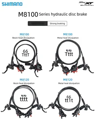 SHIMANO DEORE XT BR-M8100/BR-M8120 Hydraulic Disc Brake ICE TECHNOLOGIES MTB & Road bicycle acesssories cycling