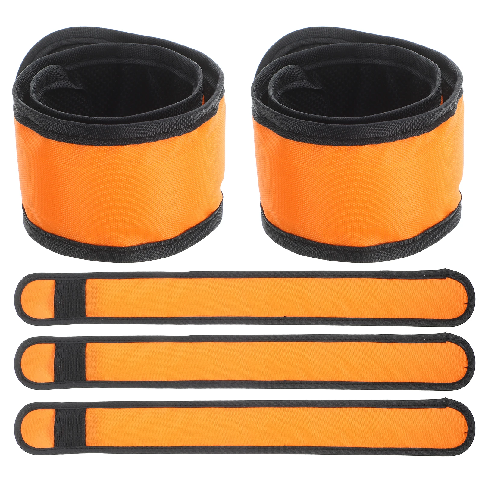 

5 Pcs Luminous Armband Slap Ankle Bands for Sports Led Wristband Iron High Visibility Wristbands Practical Armbands