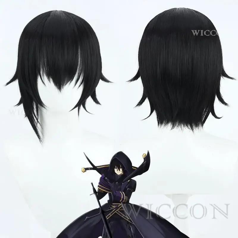 Kagenou Cid Cosplay Costume Wig Anime The Eminence In Shadow Minoru Kageno Black Uniform Shadow Garden Cloak Belt Gloves Outfit