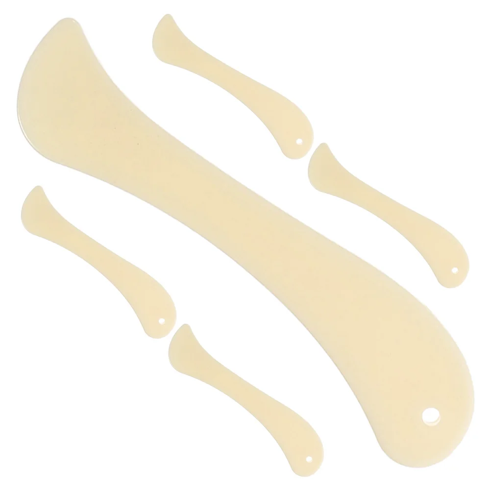 Bone Folder for Paper Crafting 5Pcs Plastic Paper Creaser Tool DIY Folding Scoring Handmade Bookbinding Burnishing Supply