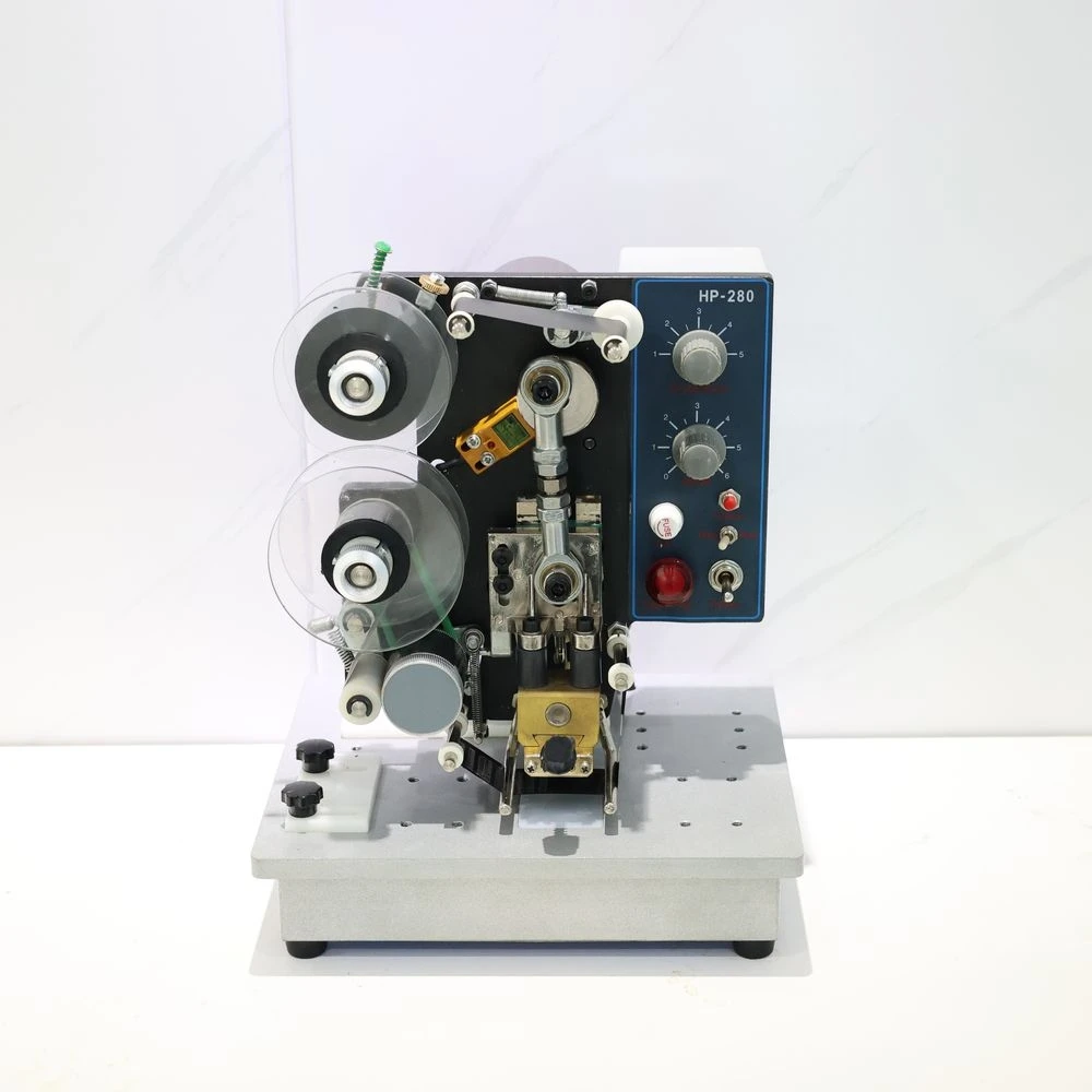 

Printing Date Ink Digital Imitation Inkjet Coding Machine, HP-280 Electric Ribbon Automatic Coding