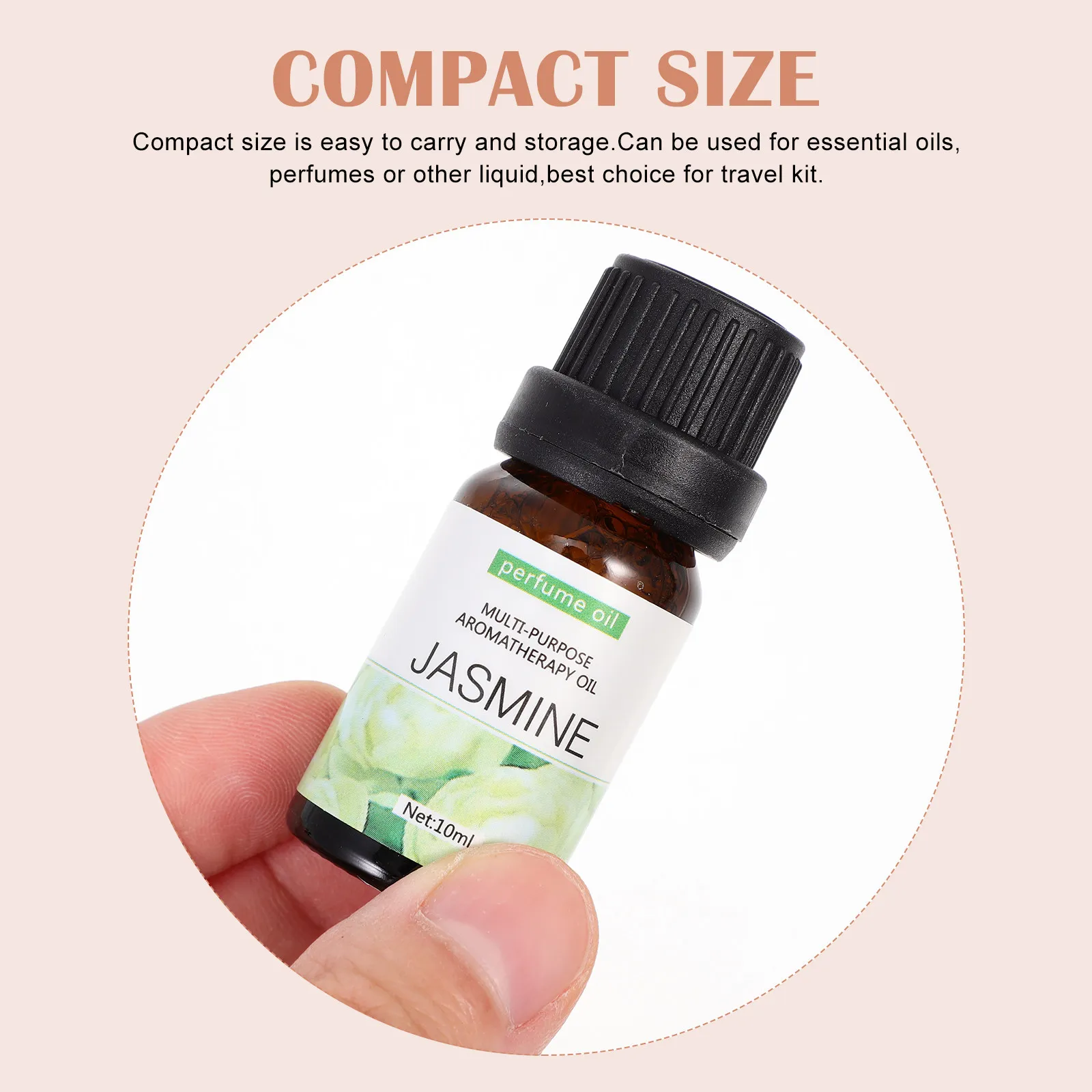 

5Pcs Fragrance Essential Oil Set for Aromatherapy Diffuser Humidifier Massage Night Sleep Mood Enhancement Portable Travel Kit
