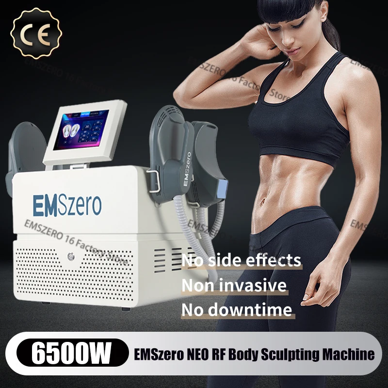 

EMSZERO PRO ULTRA RF Machin NEO Slimming Machine 200HZ Emszero Hi-emt Nova Body Sculpture Pelvic Muscle Stimulator RF 6500W EMS