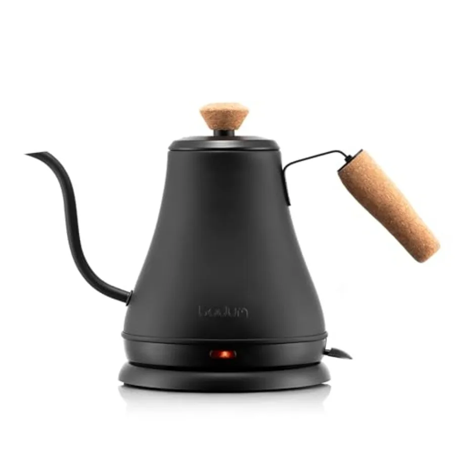 

27oz Bistro Gooseneck Electric Water Kettle, Pour Over Coffee and Tea, Stainless Steel