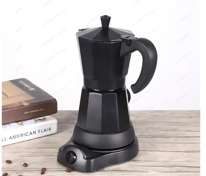 220V 480W 300ml Aluminum Electric Mocha Pot Italian Coffee Maker Household Fast And Convenient Electric Coffee Pot