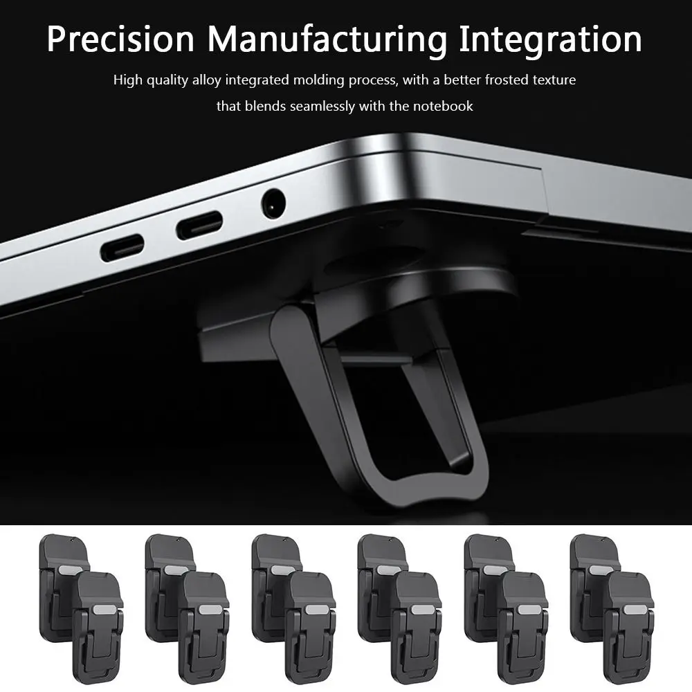 Plastic Foldable Laptop Stand Invisible Foldable Notebook Bracket Portable Adjustable Riser Cooling Holder Desktop Holder