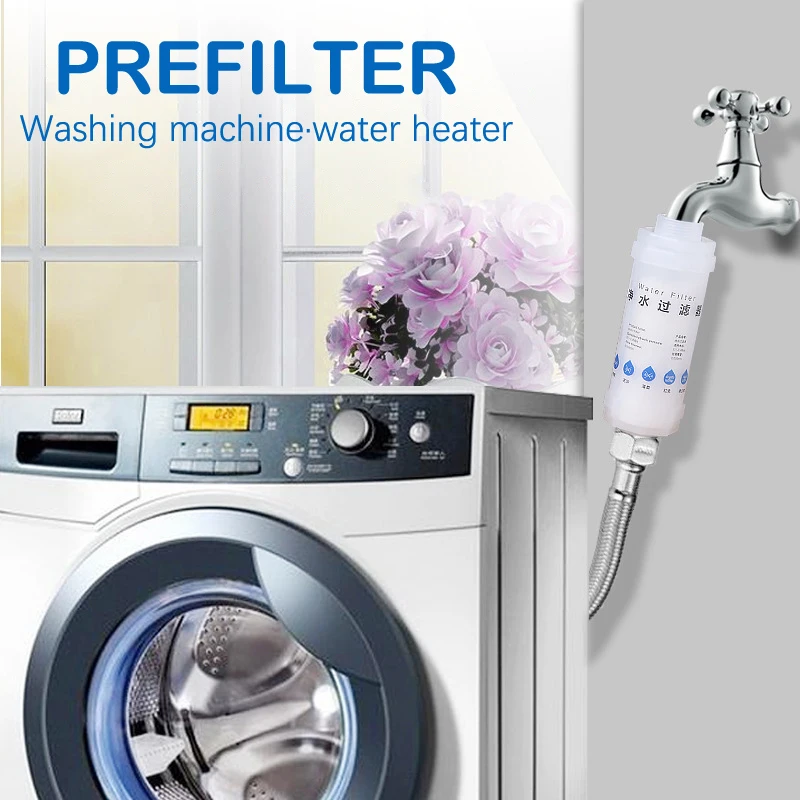 Pre-Filter Water Filter PP Cotton Filter Purifier Removal Heavy Metal Purifier Shower Washing Machine Filter Home Health