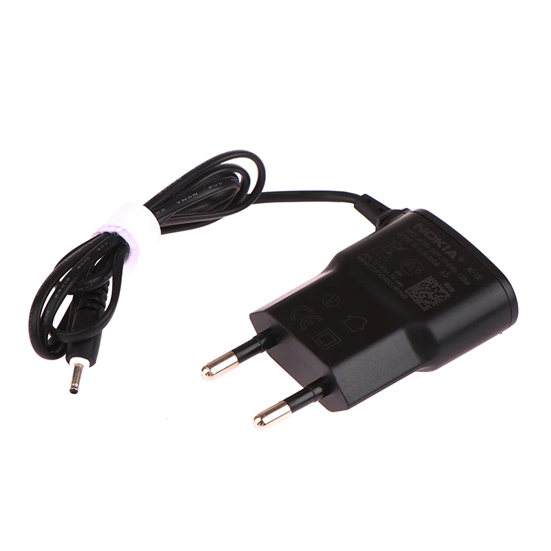 EU Plug AC Charger Wall Travel Charging Car Charger Small Pin DC2.0 2mm Charger Lead Cord For Nokia 7360 N71 6288 E72 N75 N77