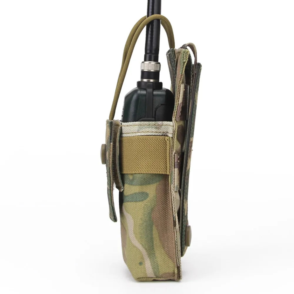 Radio Walkie-Talkie Mobiele Telefoon Molle Bag 1000d Nylon Walkie Pouch Tactische Jacht Taille Riem Mag Pouch