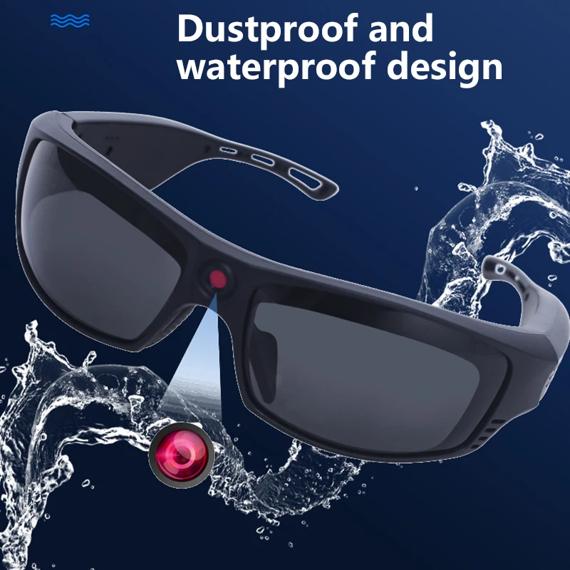 

New Smart Bluetooth Glasses With Mini Camera For Outdoor Sports Recording, High Definition Smart Waterproof Video Glasses