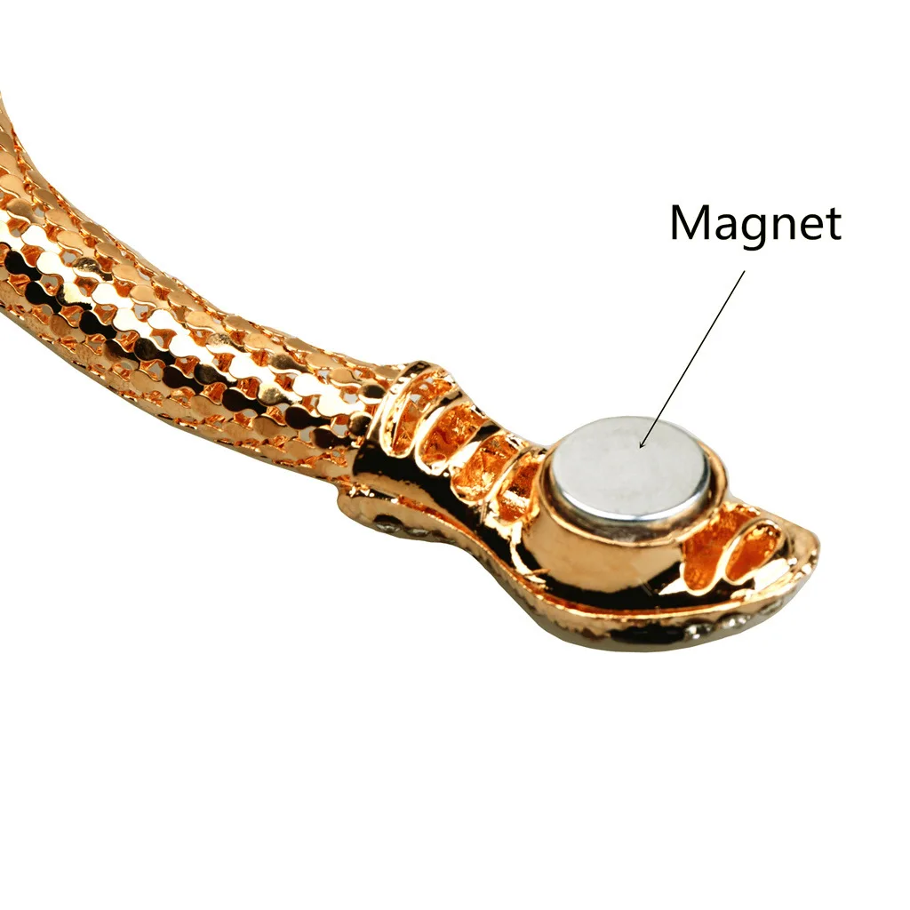 القلائد المعدنية الأفعى للنساء مجوهرات الأزياء الربيع سلسلة قلادة فاسق نمط جديد كريستال العصرية اكسسوارات هدية #5