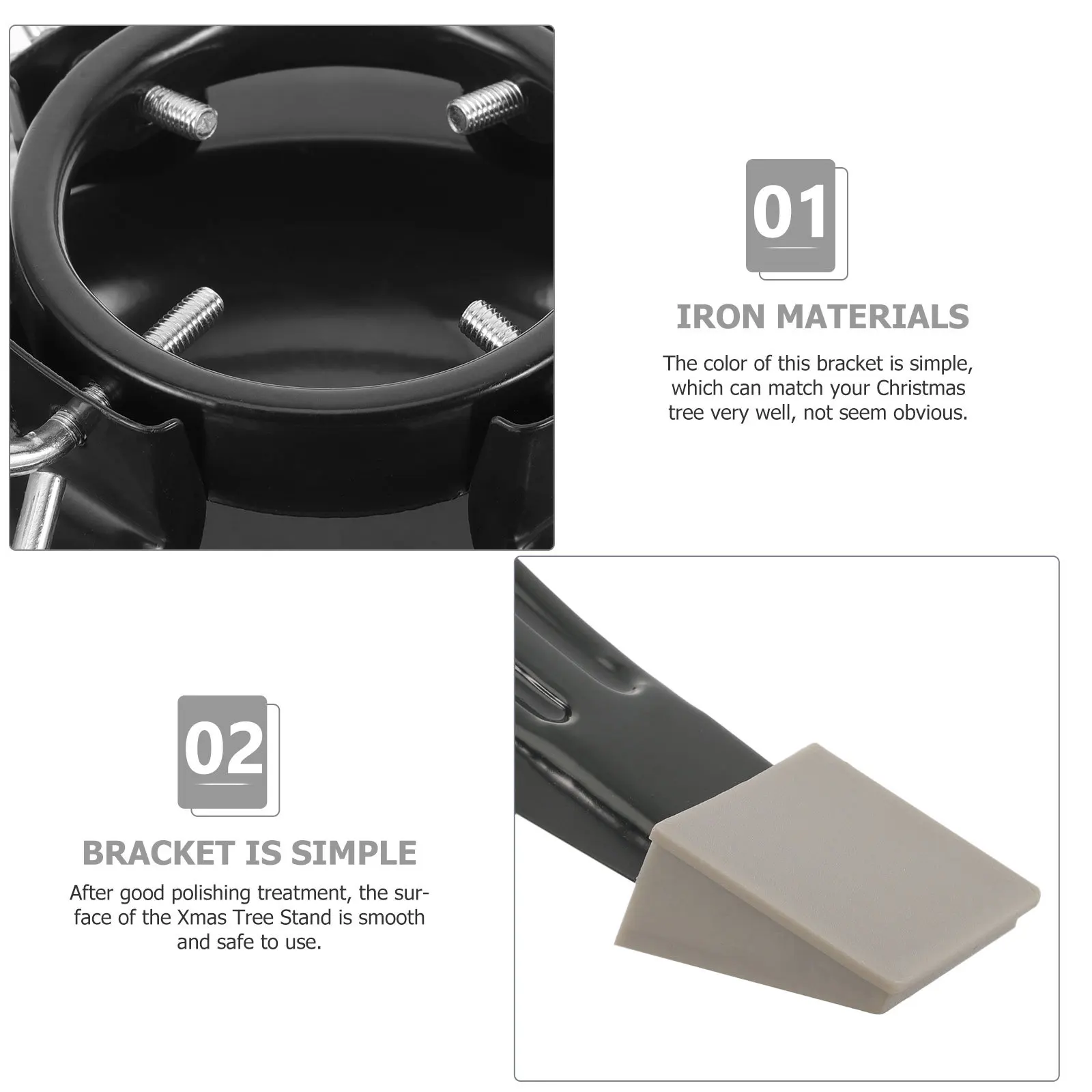 

Xmas Tree Stand Metal Base Sturdy Holder for Christmas Tree Support Bracket Home Decor Decor Home Interior