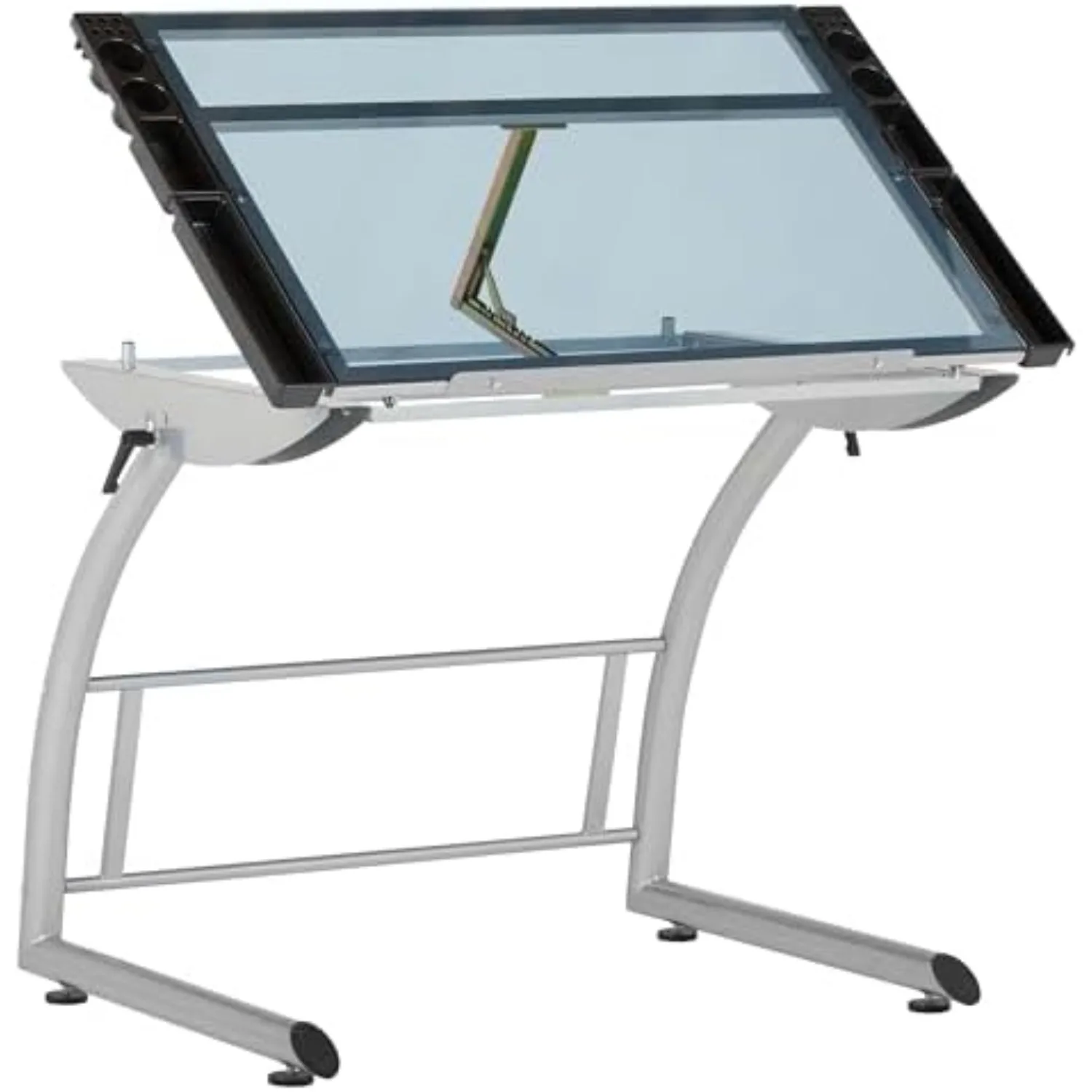Triflex Drawing Table, Sit to Stand Up Adjustable Office Home Computer Desk, 35.25