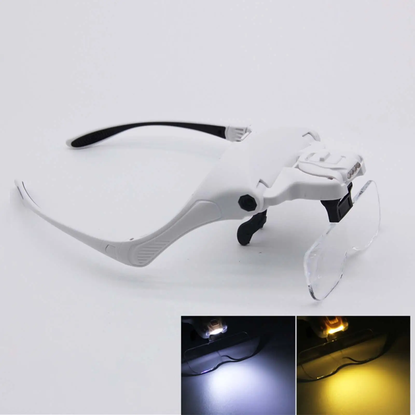 LED Reading Illuminated Loupe for Electronic Repair Crafts Painting