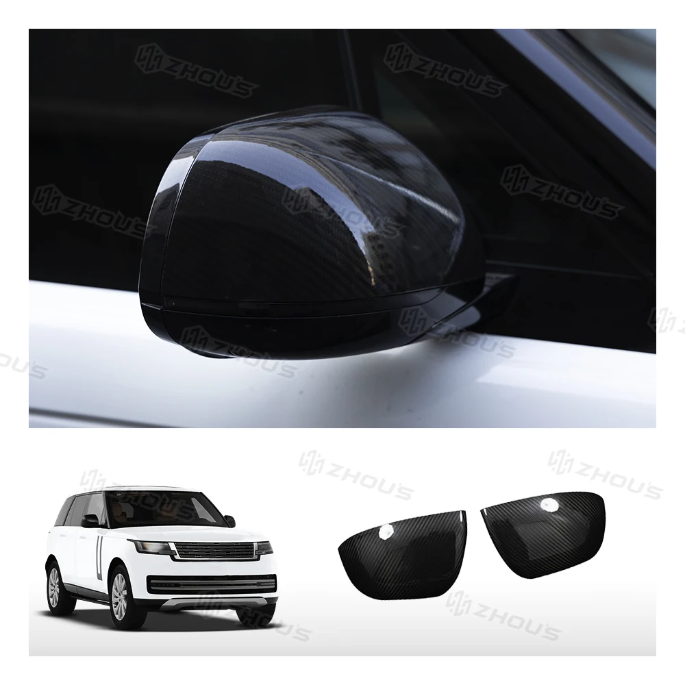 

Zhous Design Carbobn Fiber Replacement Side Mirror Covers for L460 Range Rover Vogue Accessories